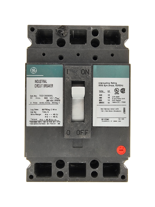 TED136090WL - General Electric GE - Seller Reconditioned