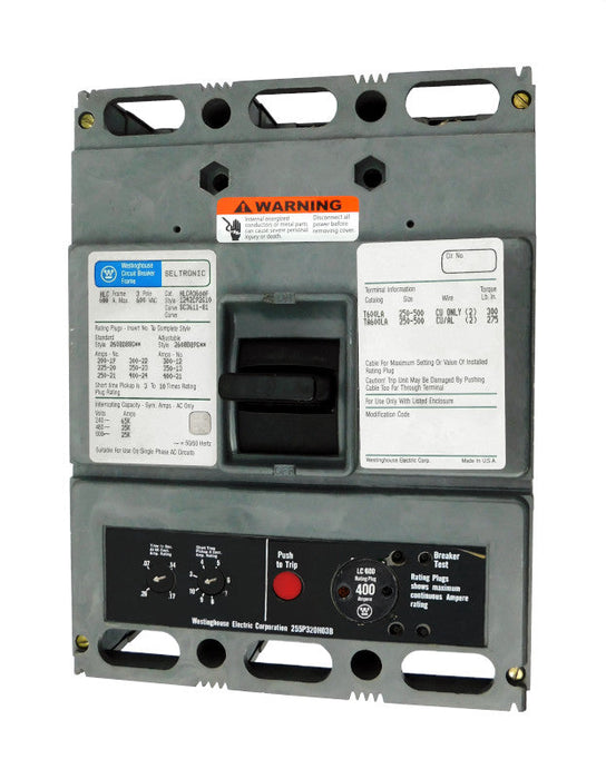 HLCA3600F w/400A Rating Plug - Westinghouse - New Surplus