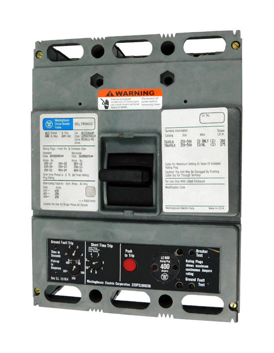 HLCG3600F w/400A Rating Plug - Westinghouse - New Surplus