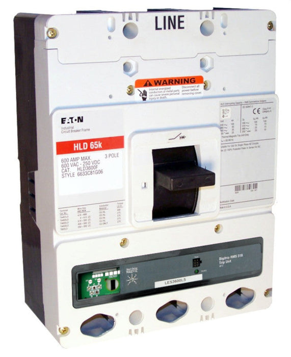 HLD3600F w/LES3600LS (RMS 310) - Eaton / Cutler Hammer - Seller Reconditioned