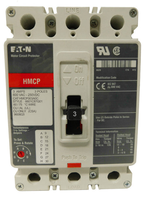 HMCP003A0CA02 - Eaton / Cutler Hammer - New Surplus
