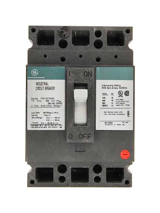 TED136150WL - General Electric GE - Seller Reconditioned