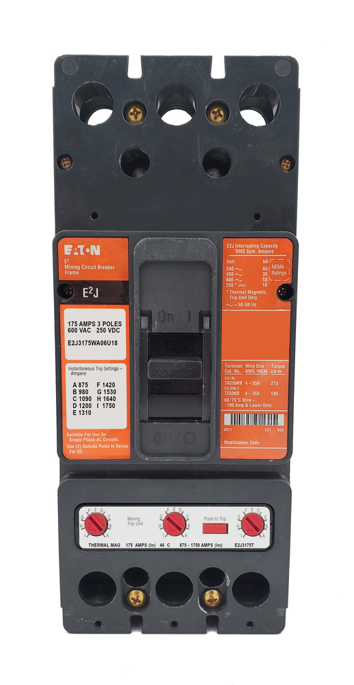 E2J3175WA06U18 - Eaton / Cutler Hammer - Seller Reconditioned