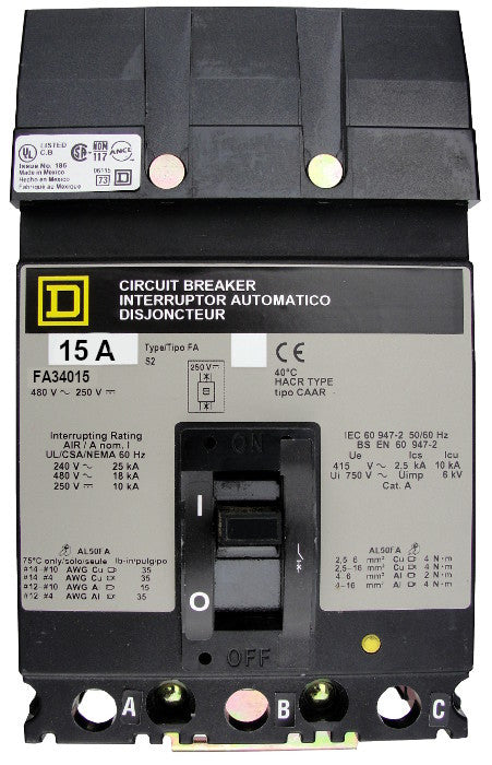 FA34015 - Square-D - New Surplus