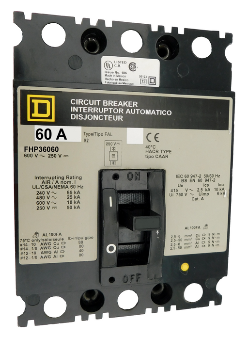 FHP36060 - Square-D - Seller Reconditioned