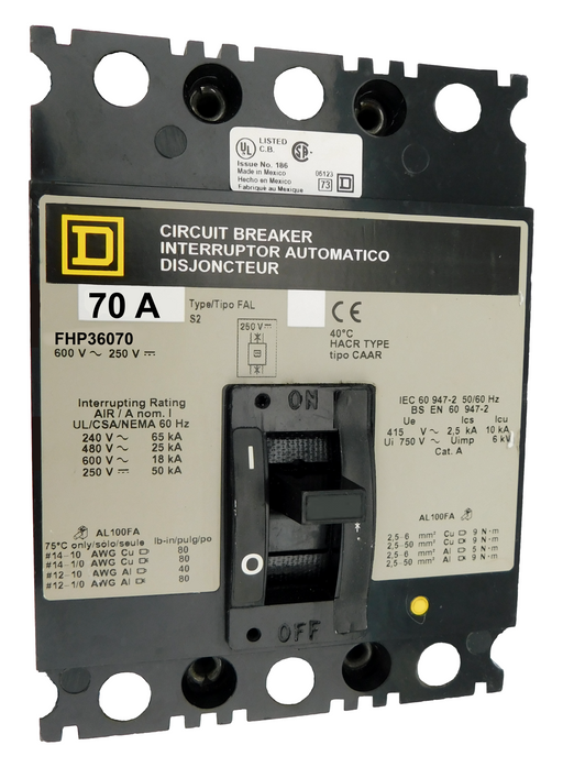 FHP36070 - Square-D - Seller Reconditioned