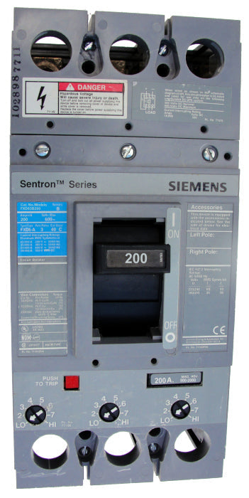 FXD63B200 - Siemens / ITE - Seller Reconditioned