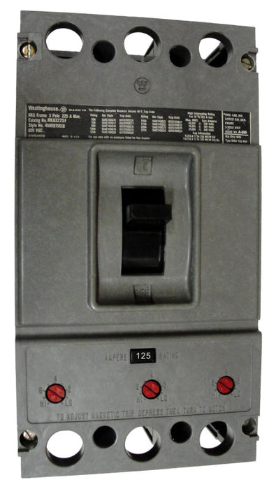 HKA3225F w/125A Trip Unit - Westinghouse - Seller Reconditioned