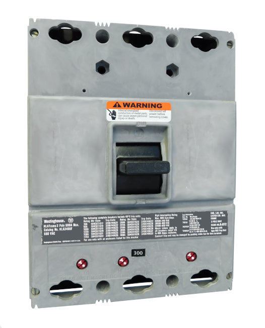HLA3400F w/300A Trip Unit - Westinghouse - Seller Reconditioned