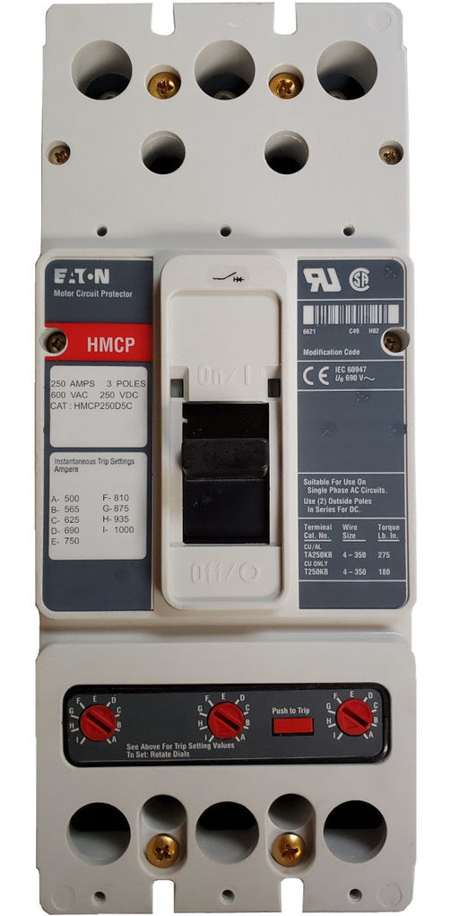 HMCP250D5C HMCP250D5 - Eaton / Cutler Hammer - Seller Reconditioned