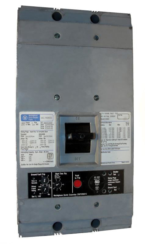 HNCG31200F w/800A Rating Plug - Westinghouse - Seller Reconditioned
