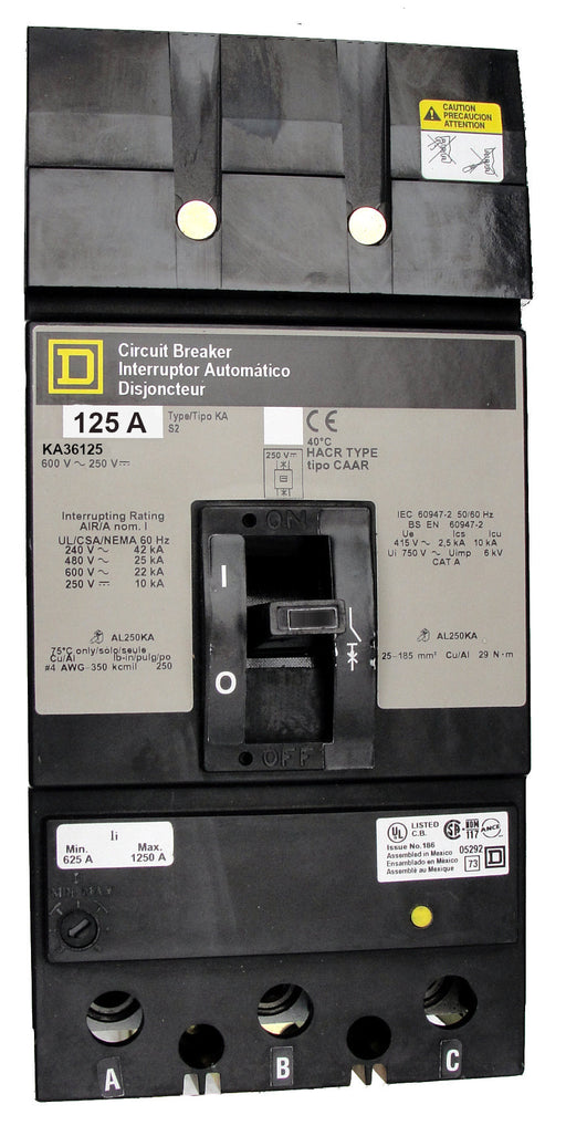 KA36125 - Square-D - Seller Reconditioned