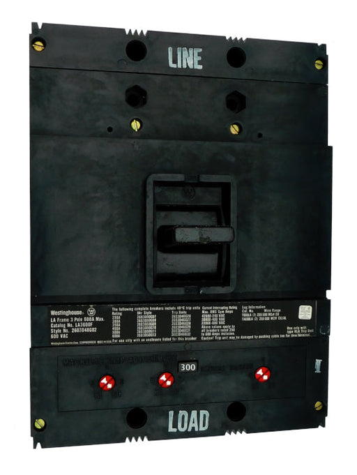 LA3300 (600 Amp Max Frame) - Westinghouse - Seller Reconditioned