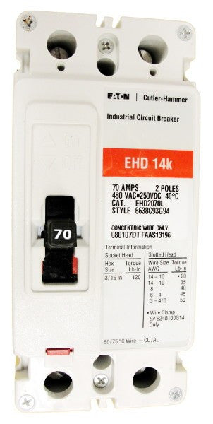 EHD2070L - Eaton / Cutler-Hammer - Seller Reconditioned