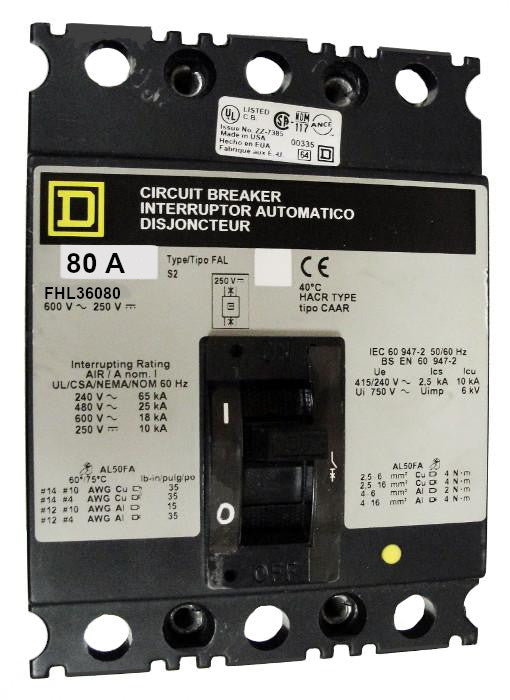 FHL36080 - Square-D - Seller Reconditioned