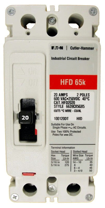 HFD2020L - Eaton / Cutler-Hammer - Seller Reconditioned