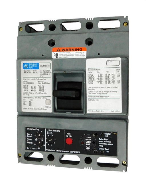 HLCG3400F w/200A Rating Plug - Westinghouse - New Surplus