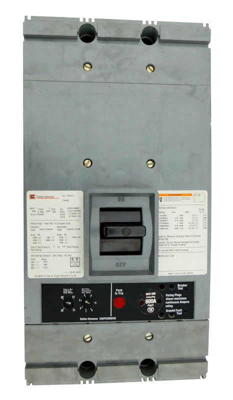HMCA3800F w/400A Rating Plug - Westinghouse - Seller Reconditioned