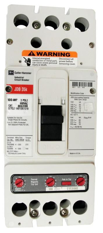 JDB3100 - Eaton / Cutler Hammer - New Surplus