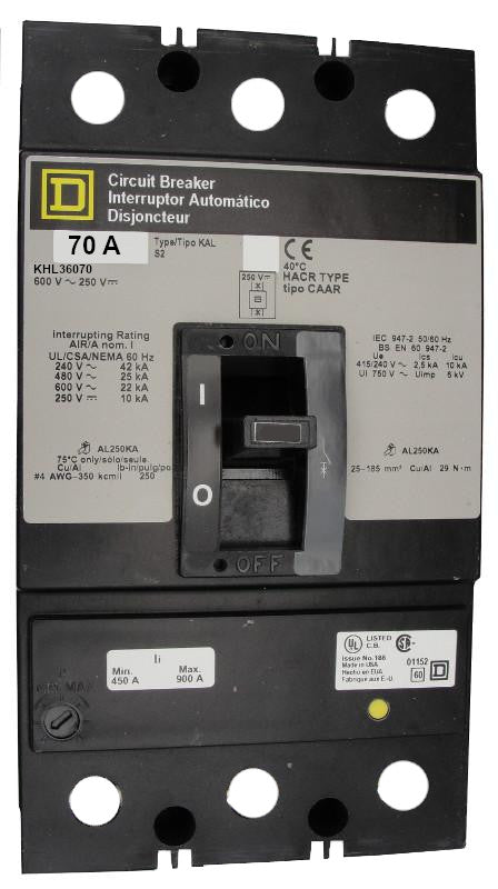 KHL36070 - Square-D - Seller Reconditioned