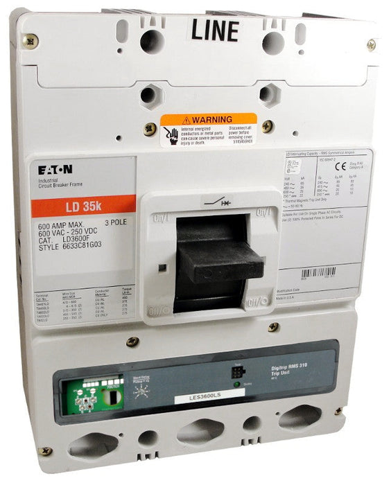 LD3600F w/ LES3600LS (RMS 310) - Eaton / Cutler Hammer - New Surplus